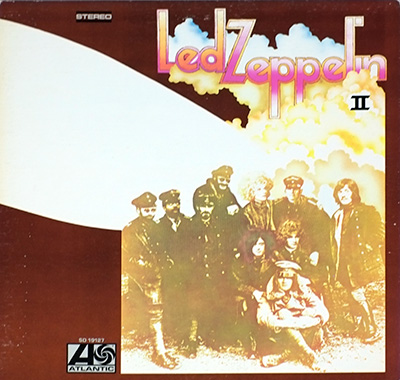 LED ZEPPELIN - II (USA Release) album front cover vinyl record